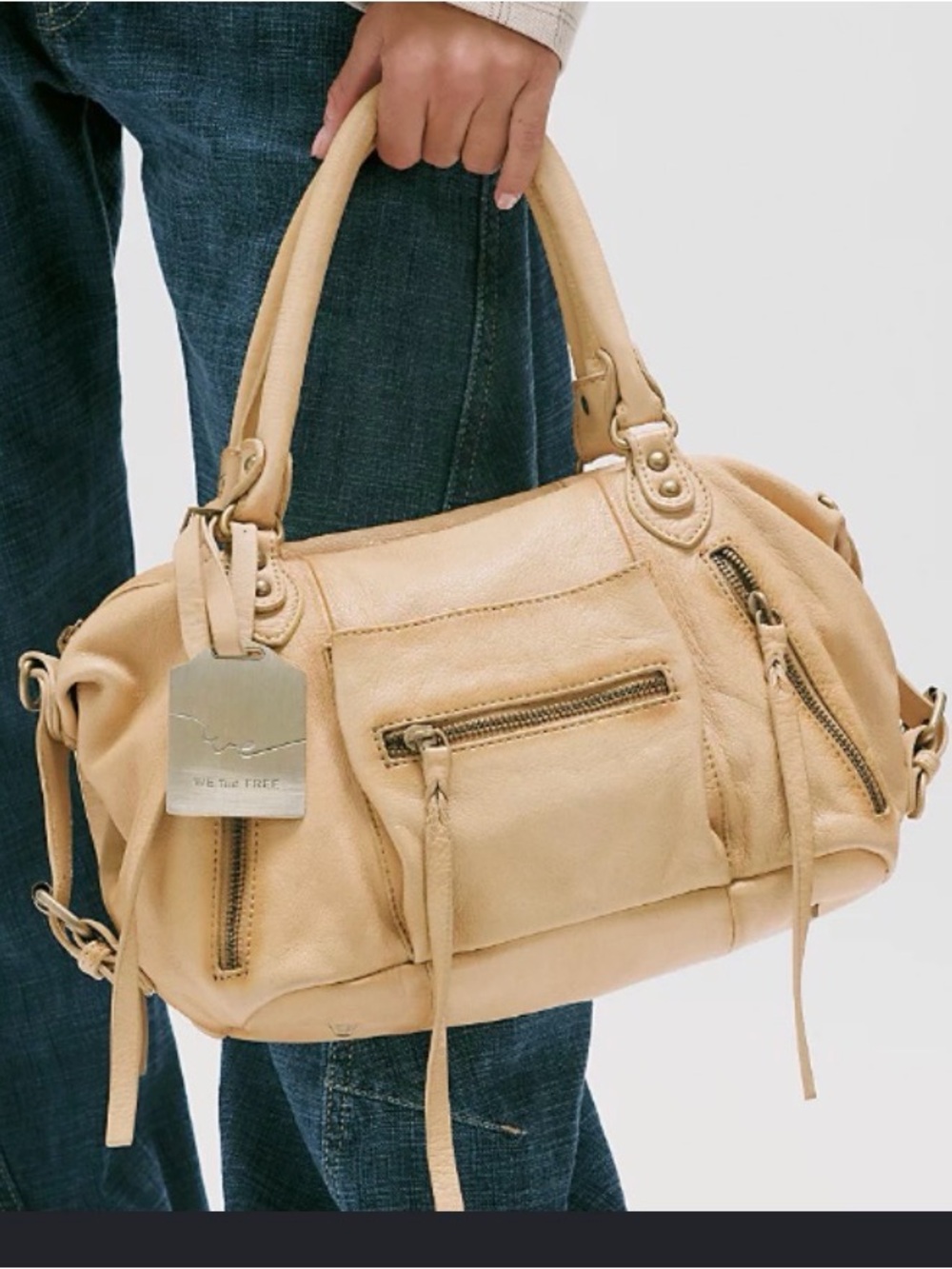 Free People BABY Emerson Handbag In Italian Straw - Picture 13 of 13